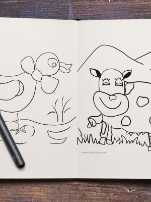 Pinta y colorea animales | Descargable para niños