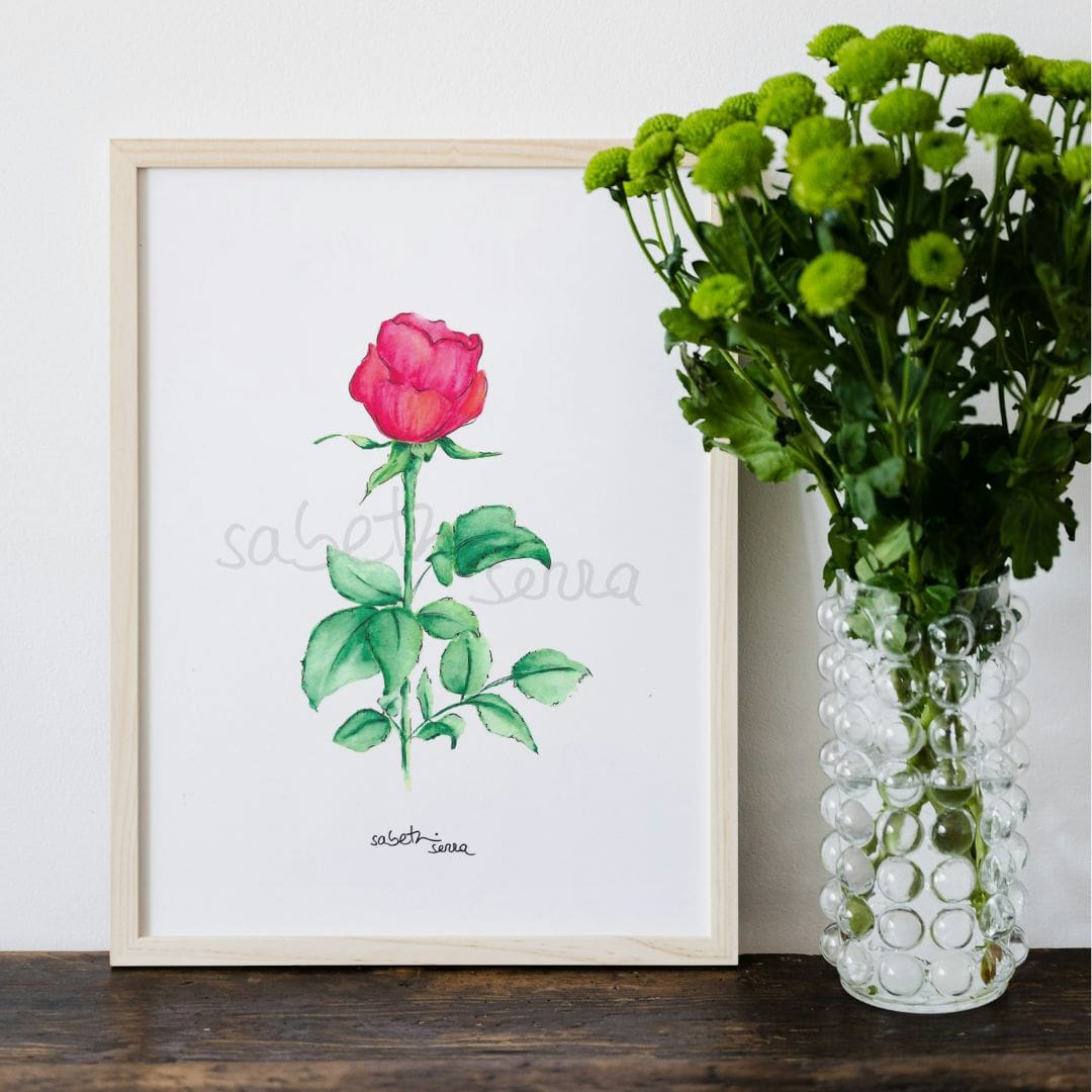 Lámina personalizada flor